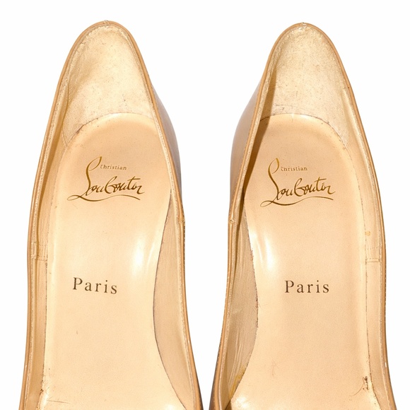 Christian Louboutin beige SO KATE 120 MM - Picture 2 of 4